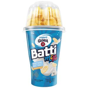 Yogurt GLORIA Battimix Vainilla Hojuelas Vaso 144g
