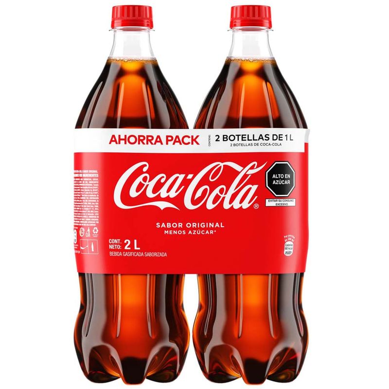 Coca-Cola Original botella 2L Pack 2