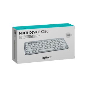 Teclado Logitech K380 Multi-Device Bluetooth Almond Milk