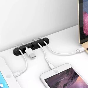 Organizador de Cables Adhesivo para Escritorio Computador