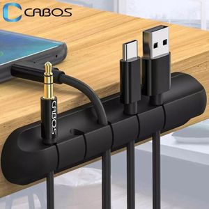 Organizador de Cables Adhesivo para Escritorio Computador