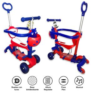 Scooter para niños Mariquita 5 en 1 Varon Oka