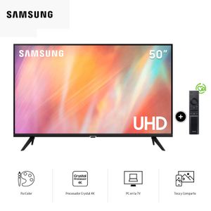 Televisor Samsung Smart TV 50" UHD 4K UN50AU7090GXPE