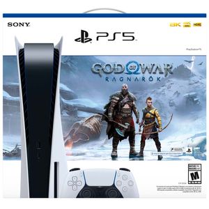 Consola SONY PS5 HW Negro 1TB + Mando + Juego de Video God of War Ragnarok