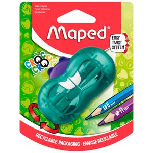 Tajador MAPED Croc Croc Twist Hamster 2 Orificios