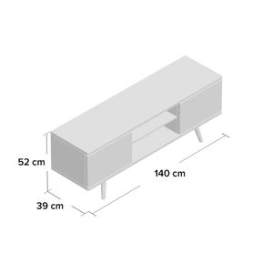 Mesa de TV Moderna Gambia 140cm