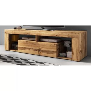 Mesa de TV Moderna Yibuti Marrón 140cm