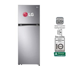 Refrigeradora LG GT24BPP Top Freezer Door Cooling 241L Plateado