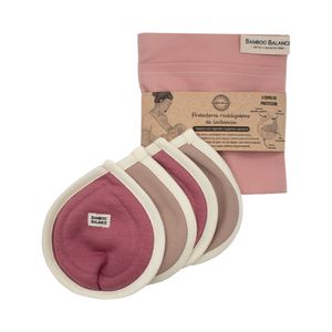 Protectores de Lactancia de Algodón Bamboo Balance Pack de 4 unidades Sauco