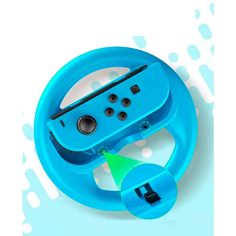 Set 2 und Soporte Timón para Joycons Nintendo Switch Steering Wheel