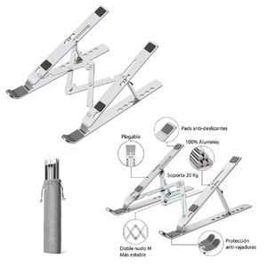 Soporte Laptop Aluminio Altura Regulable