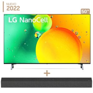 Televisor LG 50" 4K 50NANO75SQA + Soundbar LG SP2