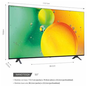 Televisor LG 50" 4K 50NANO75SQA + Soundbar LG SP2