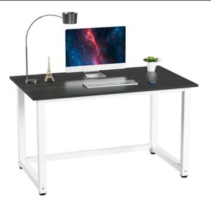 Escritorio Industrial Gross 110cm Ventitas Perú Negro y Blanco