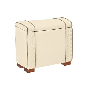 Baul Ultracuero Arya Mavisac Pequeño Color Marfil
