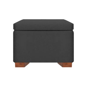 Baul Tapizado Zeus Mavisac Pequeño Color Gris Oscuro