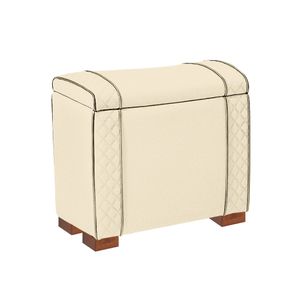 Baul Tapizado Arya Mavisac Pequeño Color Marfil
