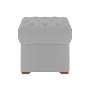 Baul Tapizado Eilyn Mavisac Pequeño Color Plata