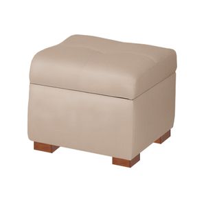 Baul Ultracuero Ardeco Mavisac Pequeño Color Beige