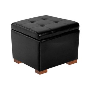 Baul Tapizado Couster Mavisac Pequeño Color Gris Oscuro