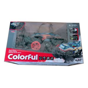 Carro A Control Remoto Ujie Con Luces 360° A Escala 1:18 Azul Uj99-T182
