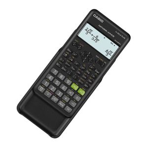 Calculadora científica Casio FX-82LAPLUS 2 generación, 12 dígitos, 252 funciones, a pilas, negro