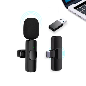 Microfono Inalambrico Solapero para PC con adaptador USB