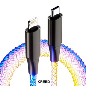 Cable Tipo C a Lightning RGB – Para Iphone/iPad  XS 11 12 13 Pro Max