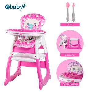 Silla De Comer Escritorio para Bebes Gatito MERLY Rosado Ebaby