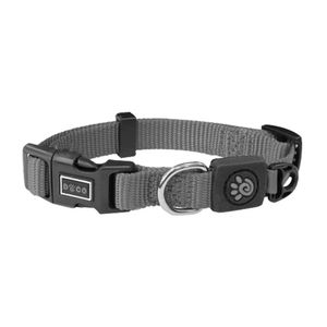Collar  Para Perro Doco Nylon Ajustable Signature Talla Xs  Plomo 1.0 X 21-30Cm