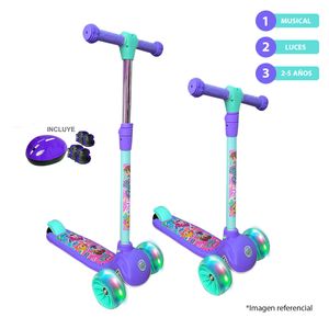 Scooter para niños + Kit de Protección 2-6 años Mujer