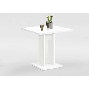 Mesa de Comedor Cuadrada Turkmenistán Blanco