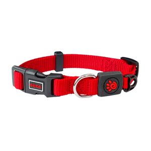 Collar  Para Perro Doco Nylon Ajustable Signature Talla L Rojo 2.5 X 45-68Cm