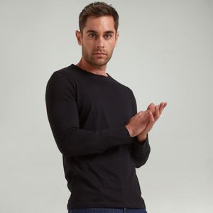 Polo Malabar Cneck Negro Hombre
