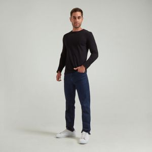 Polo Malabar Cneck Negro Hombre