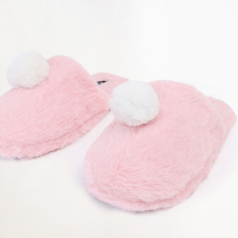 Fluffy Slippers Pantuflas Bootie Con Pompones Primark Para Mujer