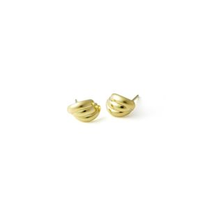 Arete Baliq 3 cañas Oro 18K