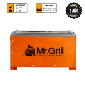 Caja China Mini Mr. Grill S Acero Galvanizado