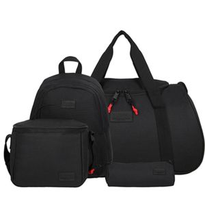 Mochila Xtrem Pack De 4 Piezas Mega Black