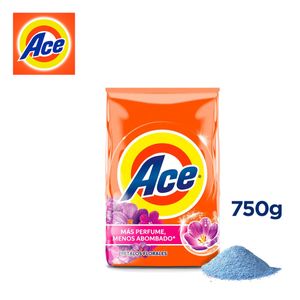Detergente en Polvo Ace Pétalos Florales 750 Gramos