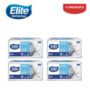 Papel Toalla Elite Plus Doble Hoja Interfoliada XL 200 Hojas  Pack 4 Unidades