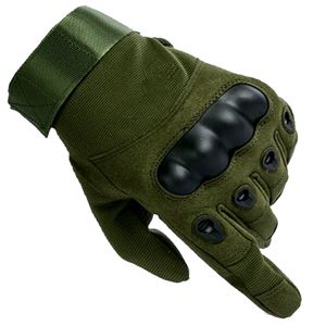 Guantes Tácticos Largos Deportivos Blindados Militares Protección De Armadura Verde