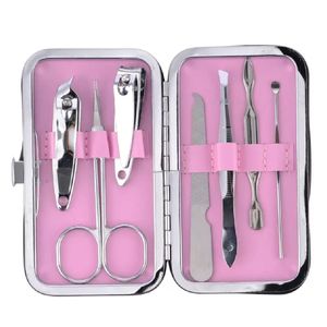 Set Manicure para Uñas Pedicura Herramientas de Belleza Cortador de Uñas Juego de Tijeras