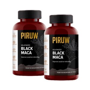 Pack Piruw Maca Negra Piruw 100 Cápsulas X2