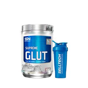 Glutamina Supreme Nutrition 500gr + Shaker