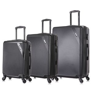 Maletas De Viaje Set De 3 Dukap Discovery Negro DIJN
