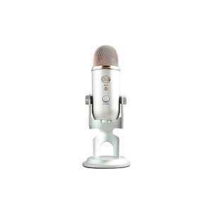 Microfono Yeti Usb Streaming Cardioid-Omni-Bi-Led- Plateado