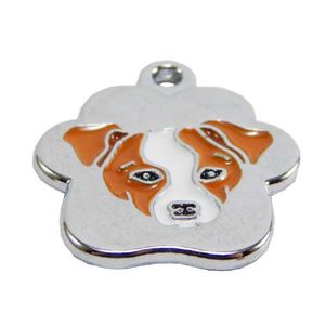 Placa de Identificación para Perro Jack Russel Rainbow