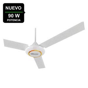 Ventilador de techo 56" Bossko BK-8230VTE 90 Watts Blanco