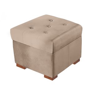 Baul Tapizado Eliza Mavisac Pequeño Color Beige